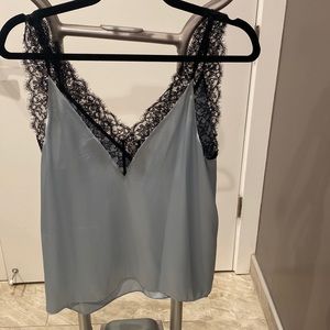 Silk and lace camisole from Fleur du Mal